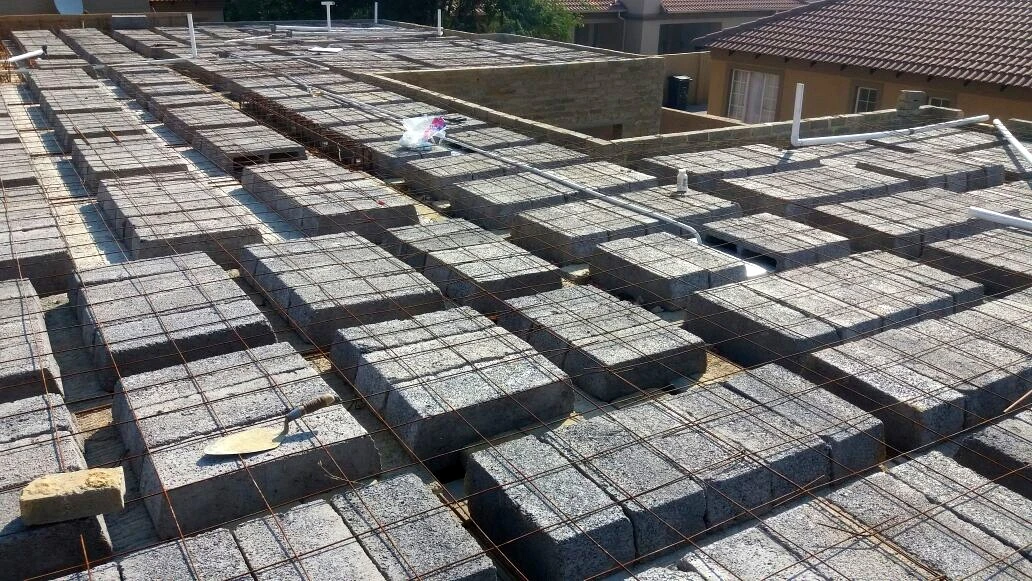 Roof waterproofing and slab preparation work